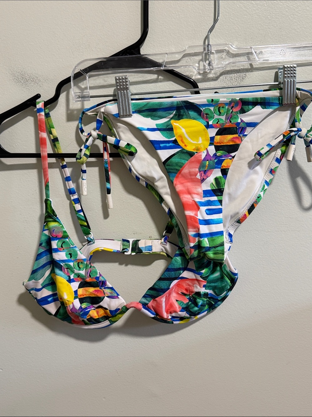 Red Carter Bikini Set Size XS/S